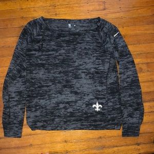 saints pullover long sleeve